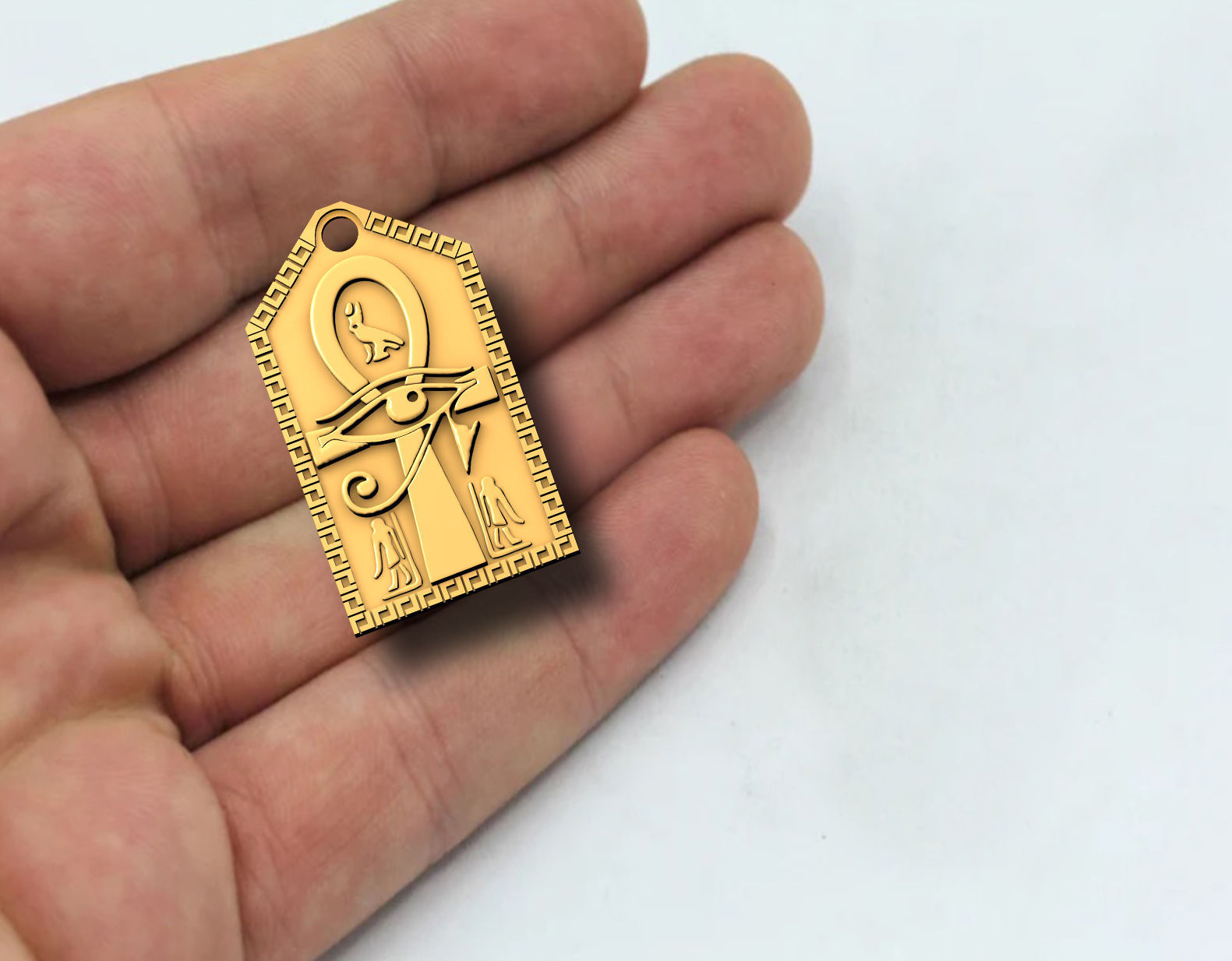 Ankh Cross Pendant Ancient Necklaces Pharaonic Egypt jewelry 3D print model_11