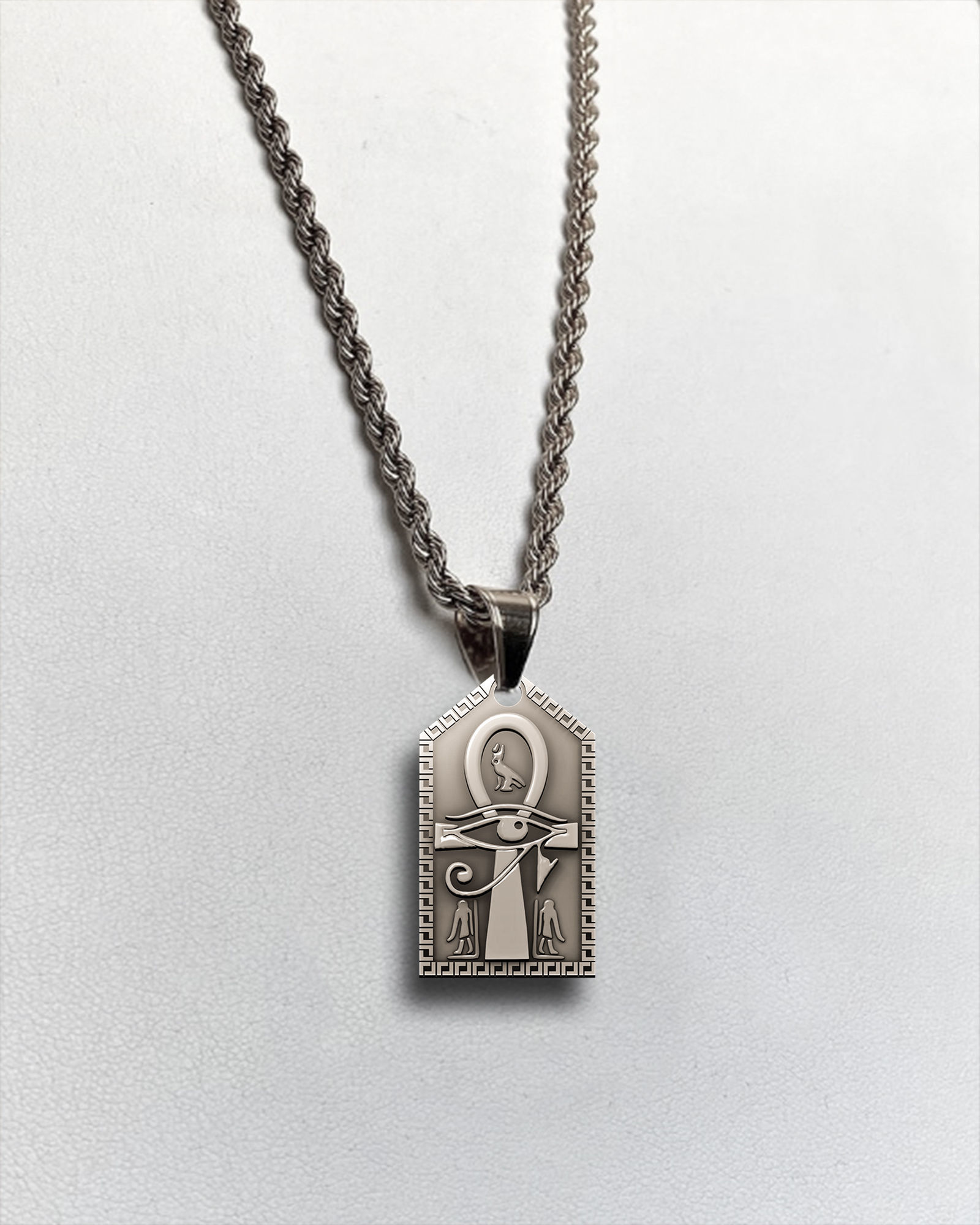 Ankh Cross Pendant Ancient Necklaces Pharaonic Egypt jewelry 3D print model_3