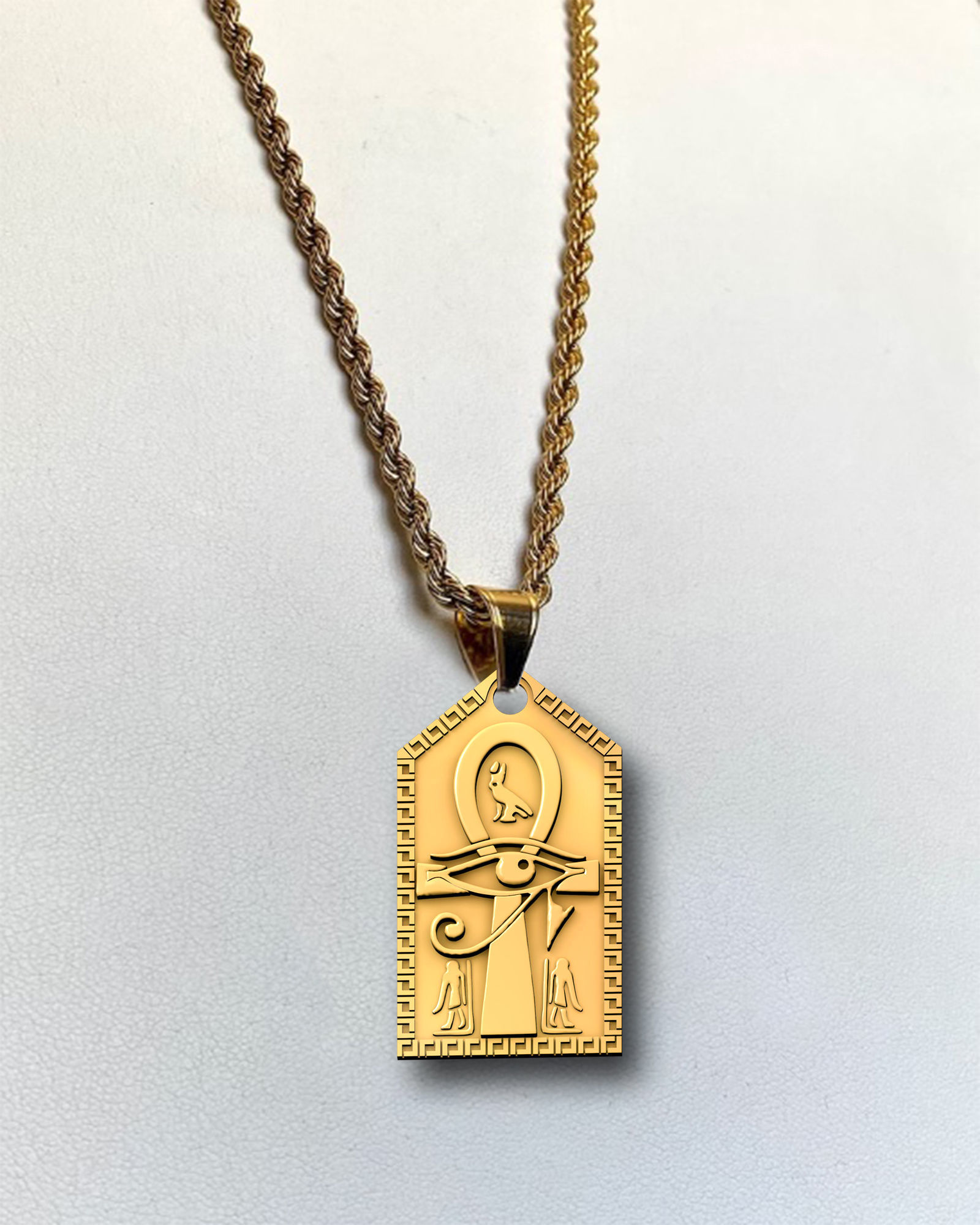 Ankh Cross Pendant Ancient Necklaces Pharaonic Egypt jewelry 3D print model_6