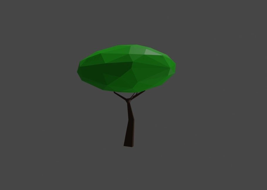 LowPolyTree Pack Free low-poly 3D model_1