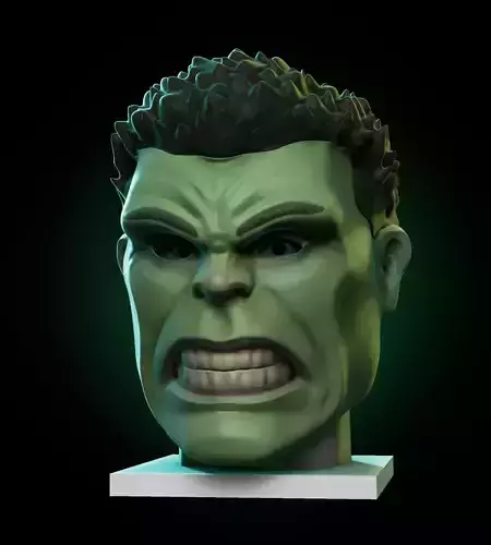 Superhero Hulk Mask 3D print model