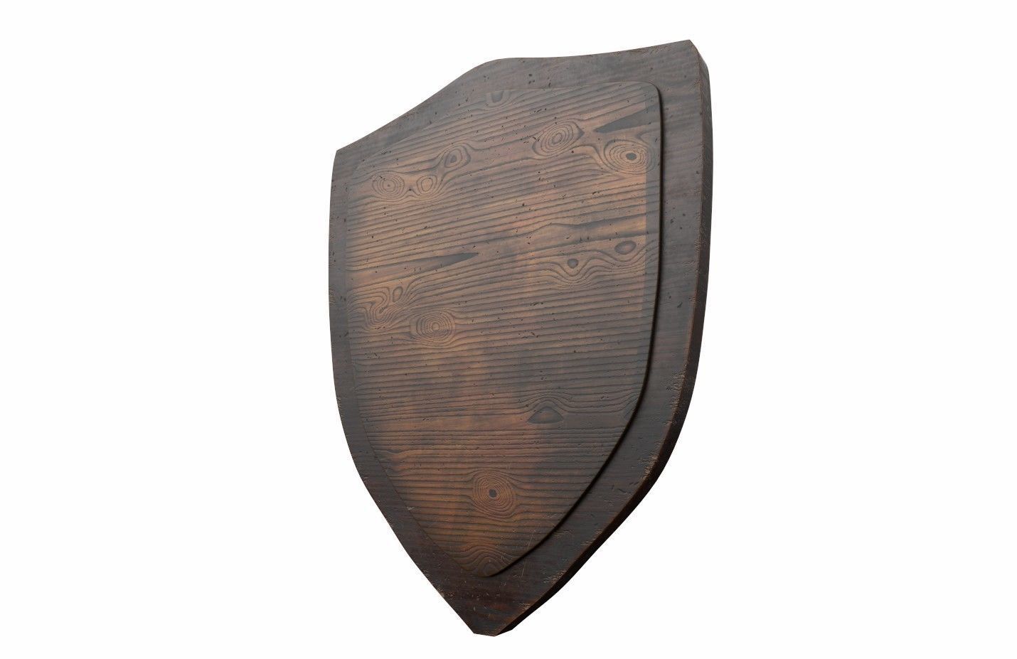Crusader shield Low-poly 3D model_4