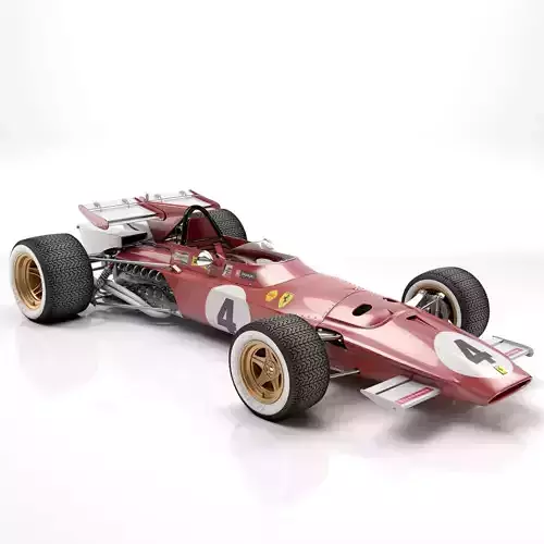 Ferrari F1 312 B 1970  3D model