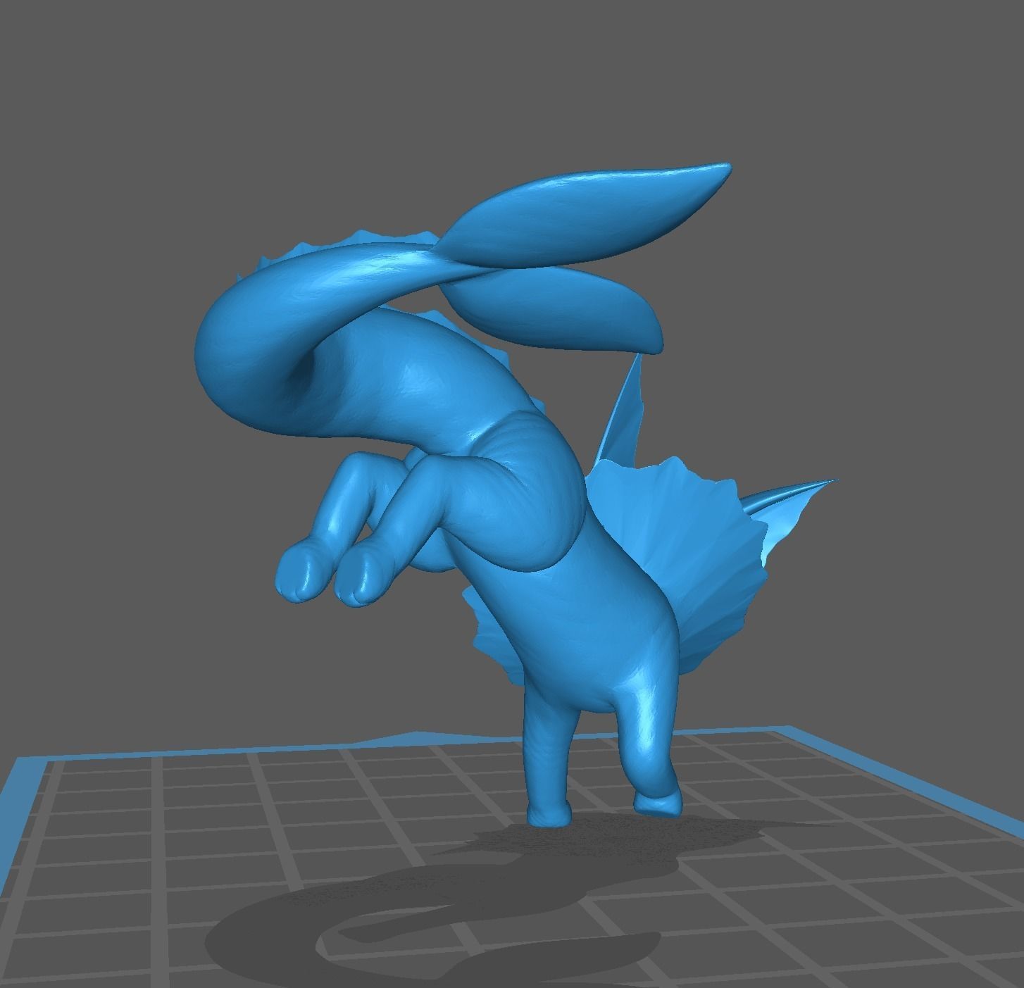 Vaporeon pokemon 3D print model 3D print model_11