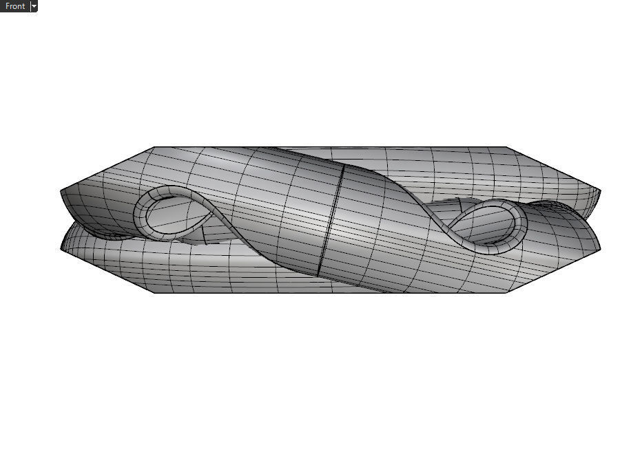 Necklace chain link 3D print model_17