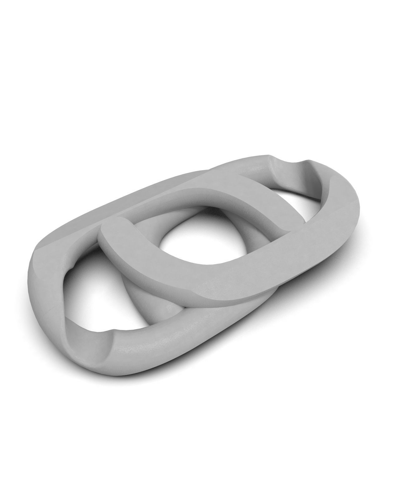 Necklace chain link 3D print model_9