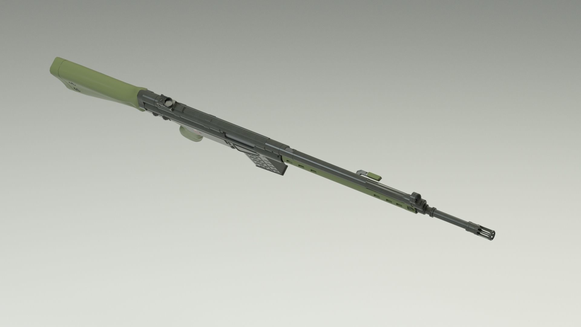 G3 Rifle 3D model 3D model_4