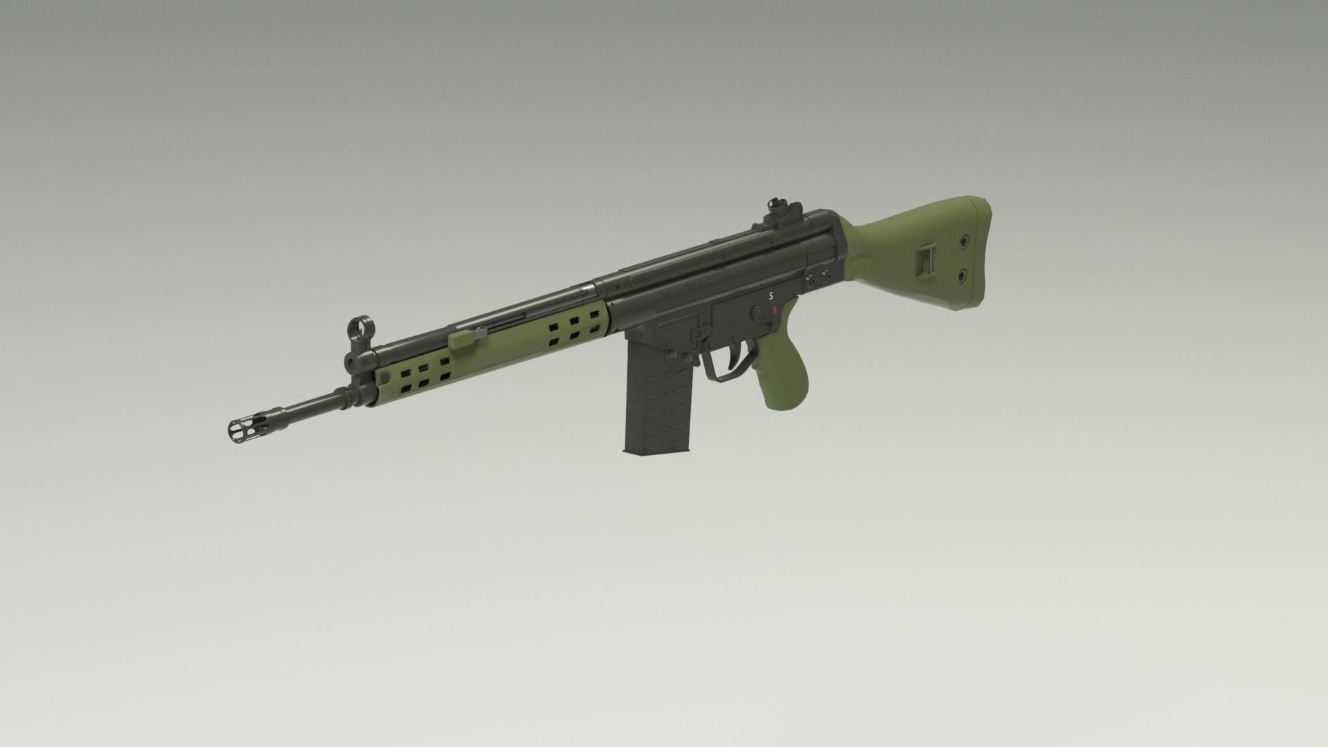 G3 Rifle 3D model 3D model_2