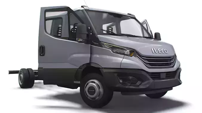 Iveco Daily Crew Cab L5 Chassis 2023 3D model