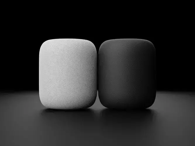 Apple HomePod 2023 in Official Design Low-poly 3D model