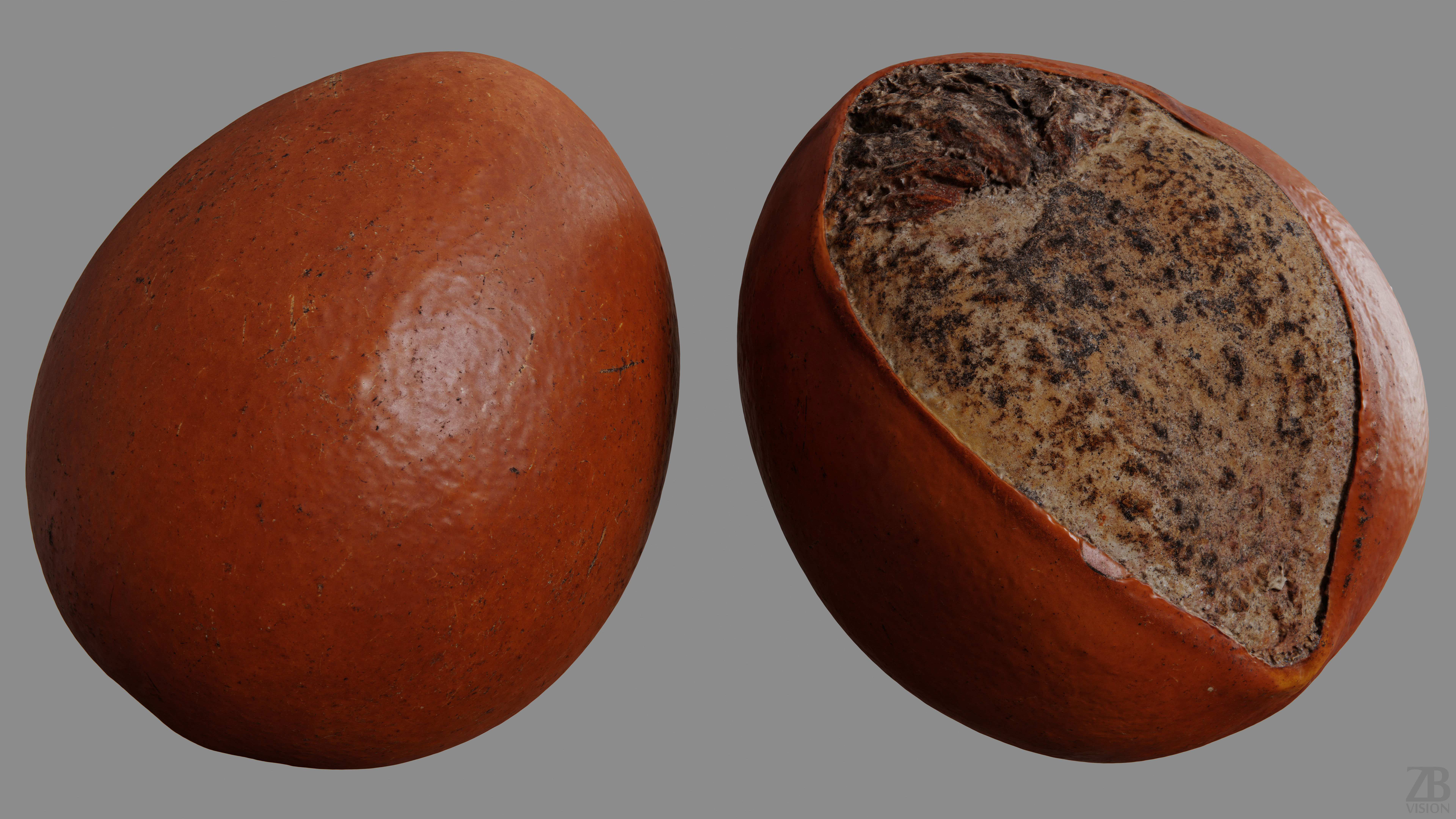 Shea Nut 3D model_9