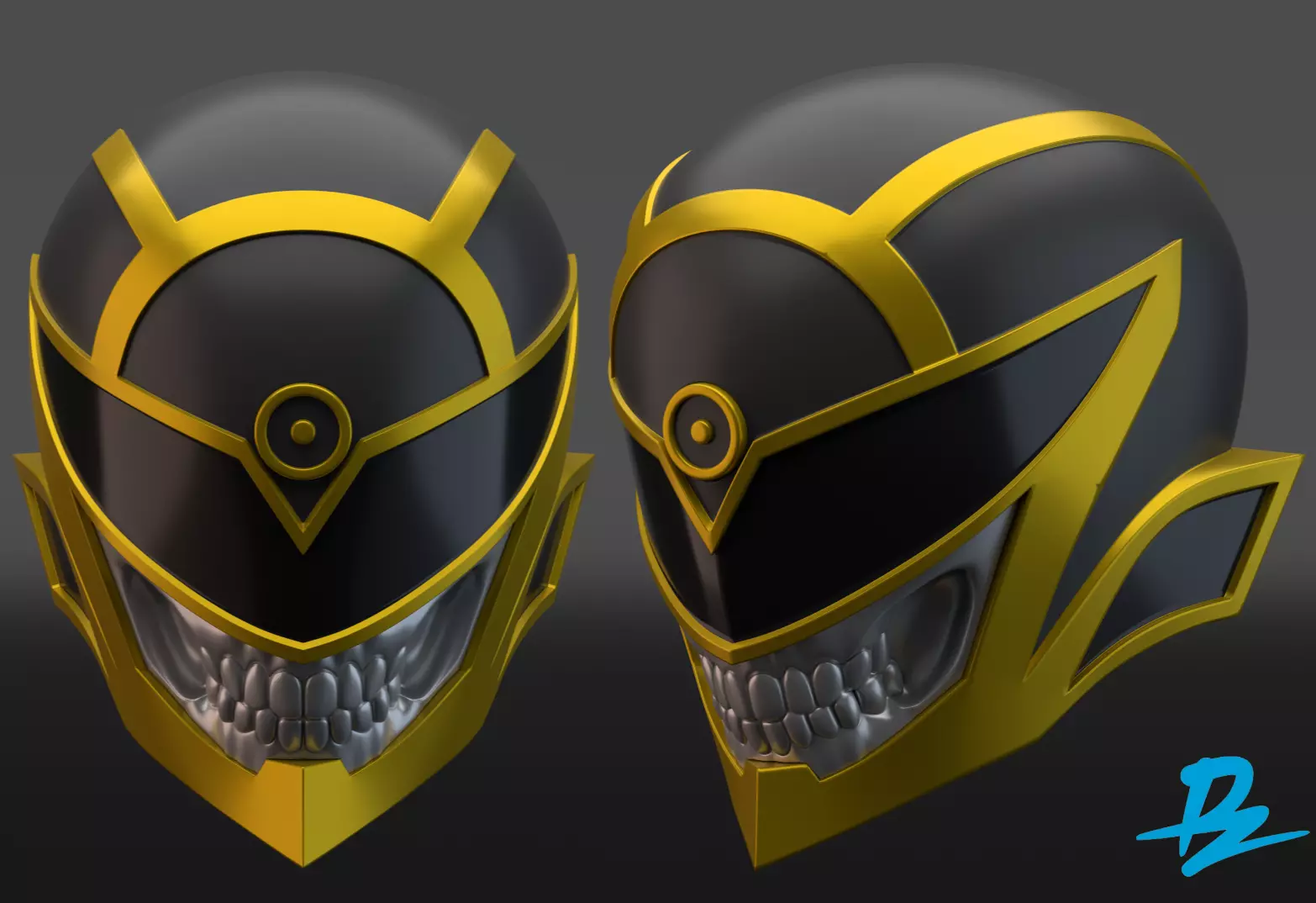 Death Ranger helmet 3D print model_0