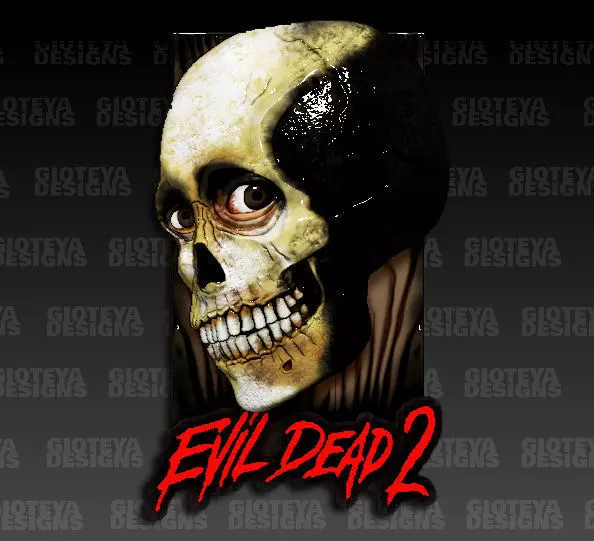 Evil Dead 2 Poster 3D model_0