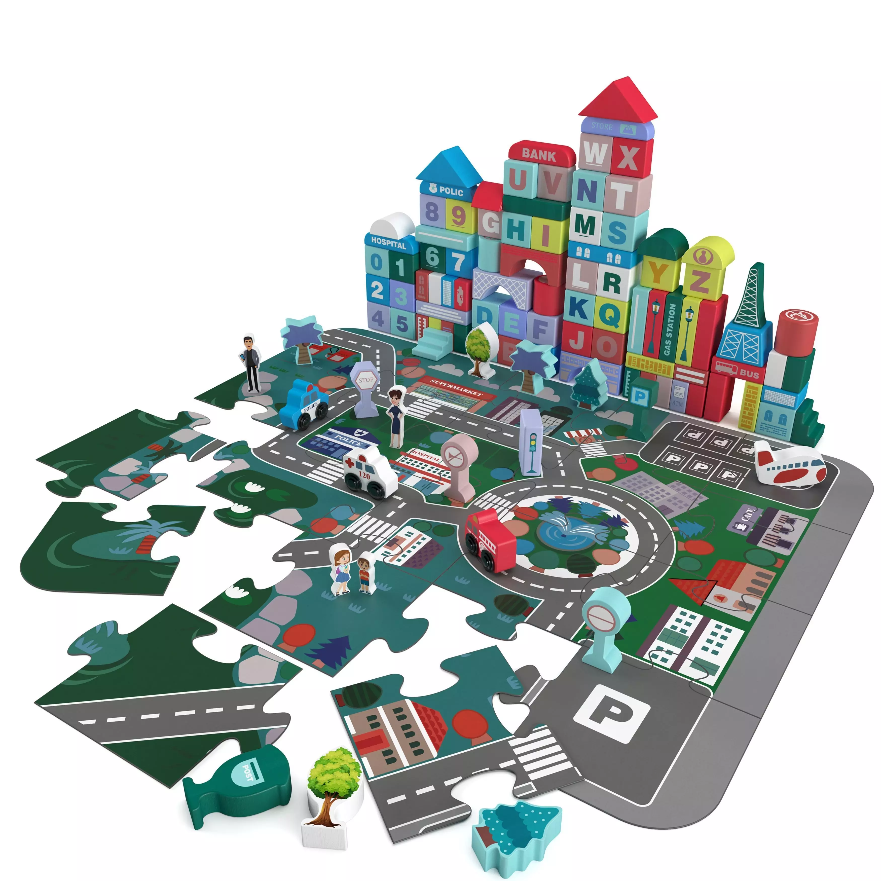 Building Blocks 3D model_0