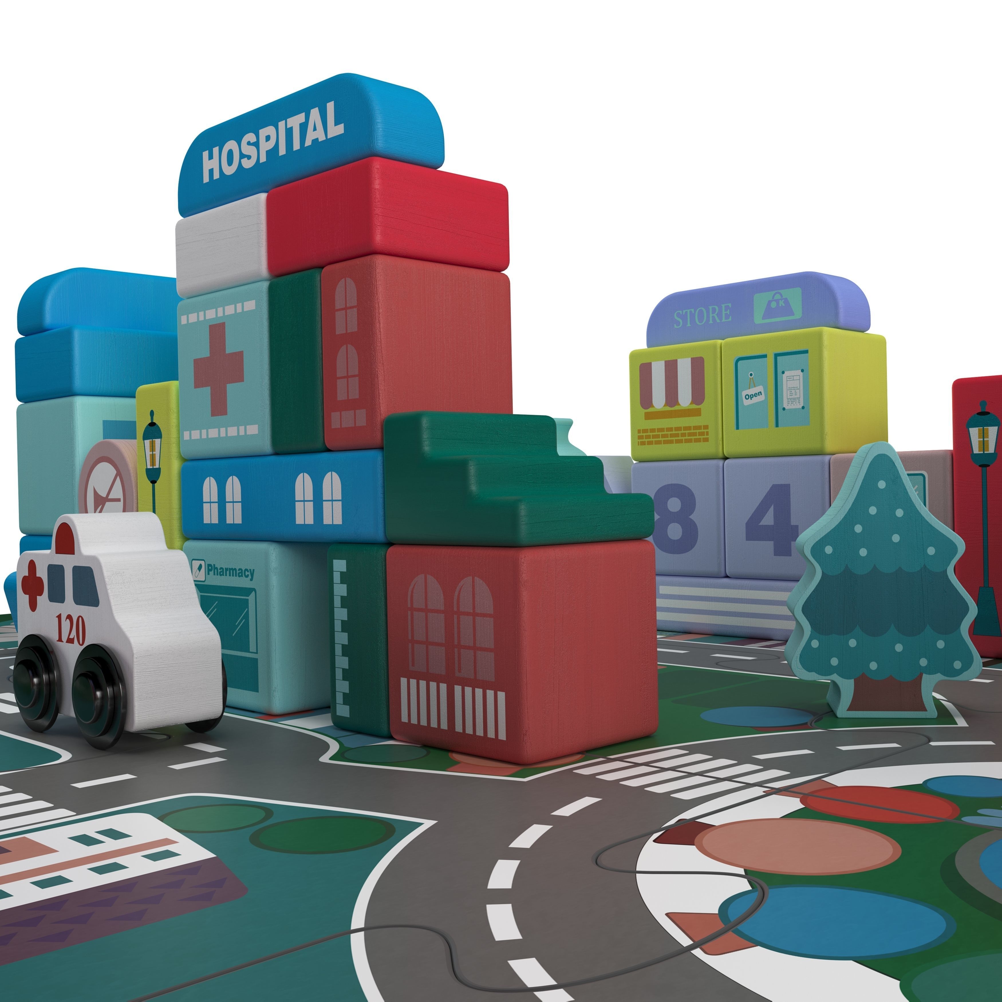 Building Blocks 3D model_4