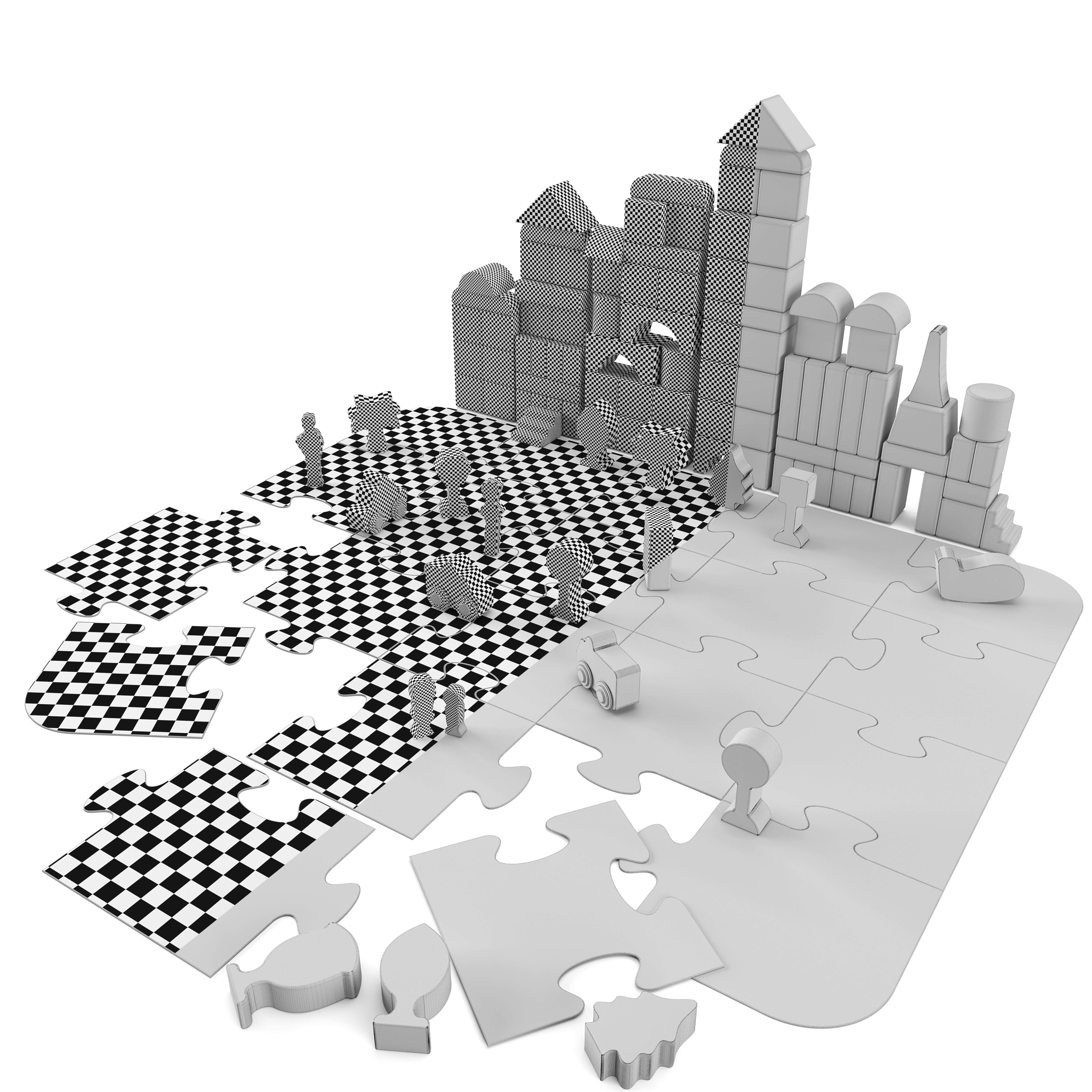 Building Blocks 3D model_6