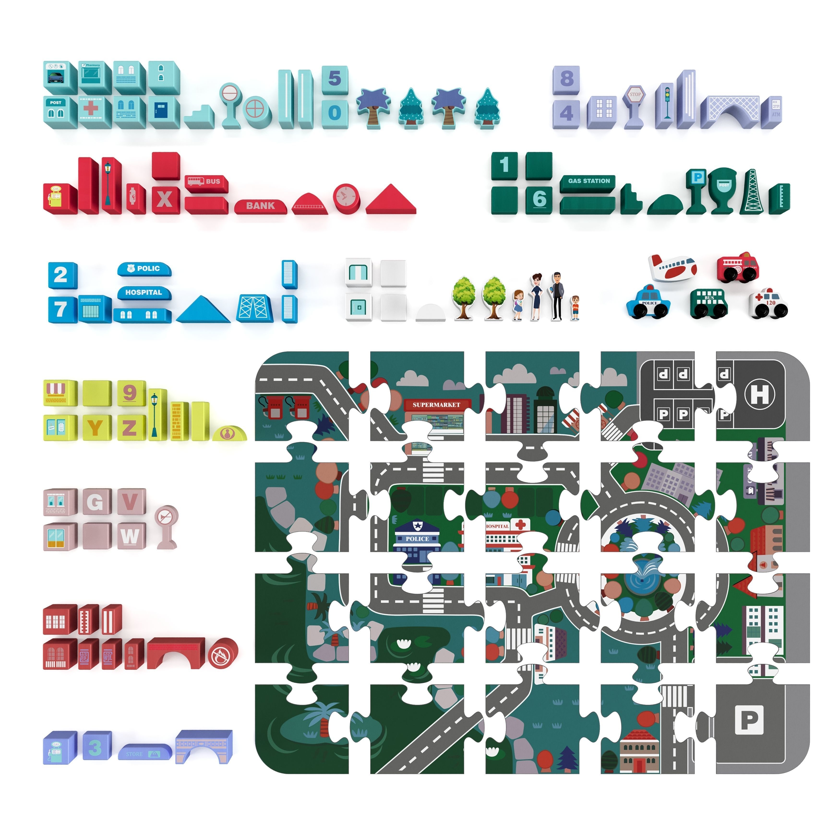 Building Blocks 3D model_5