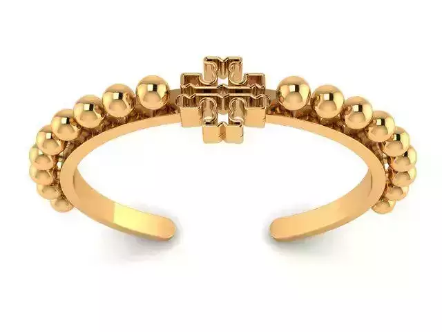 Bracelet silver cross cuff