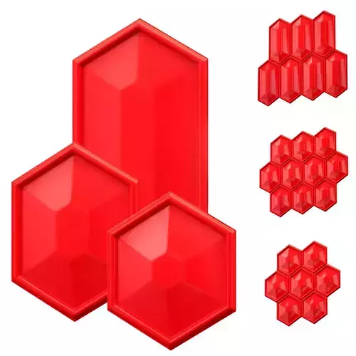 3d wall panel polygon hexagon 3D model 3d wall panel polygon hexagon 3D model