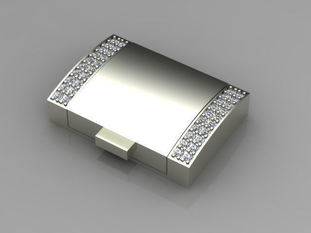 clasp cuban chain 3D print model_10