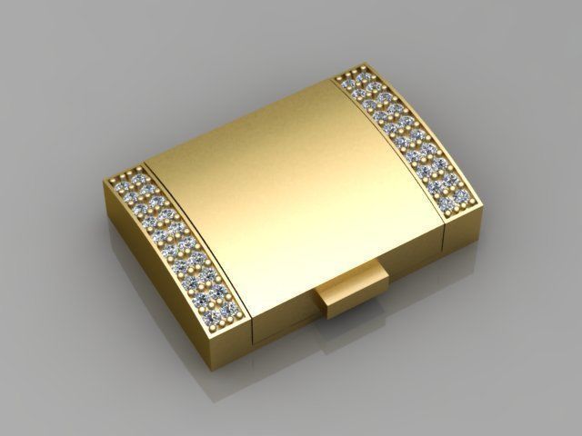 clasp cuban chain 3D print model_8