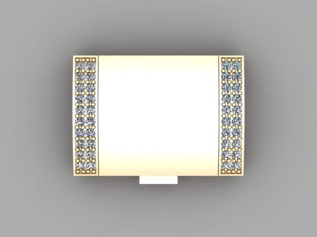 clasp cuban chain 3D print model_7