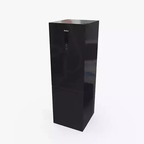 Fridge-freezer Amica FK3356 Black 3D Model Low-poly 3D model