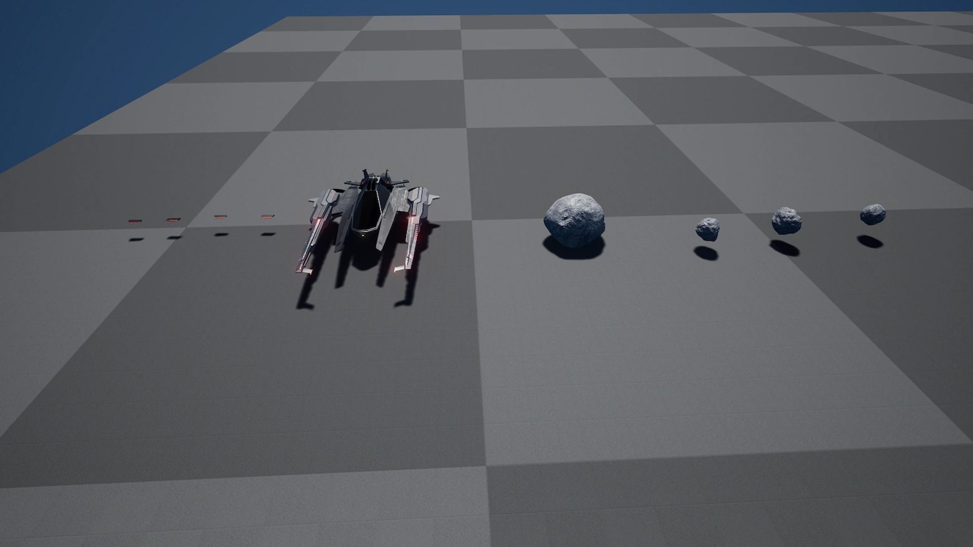 Fighter Spaceship With Controller - UE4-5 Low-poly 3D model_14