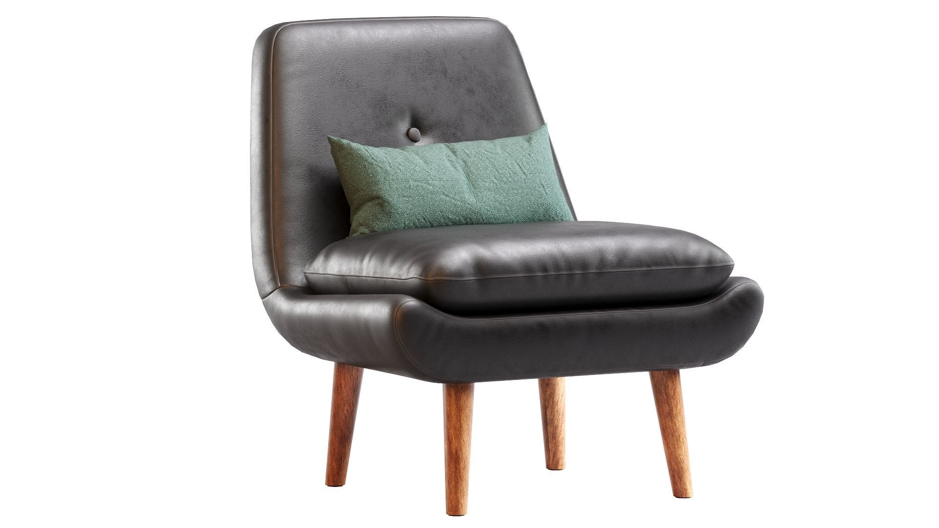 Low Poly Armchair Vince Low-poly 3D model_1