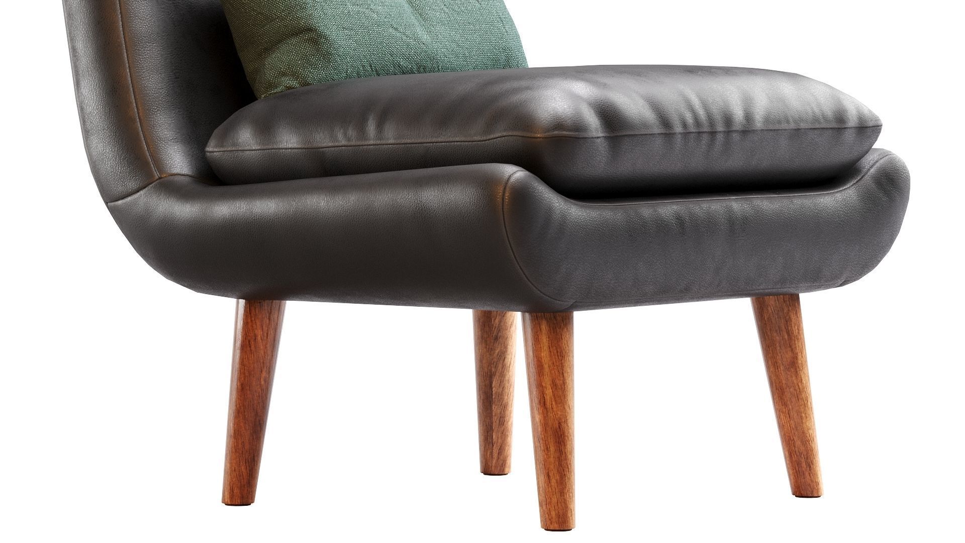 Low Poly Armchair Vince Low-poly 3D model_10