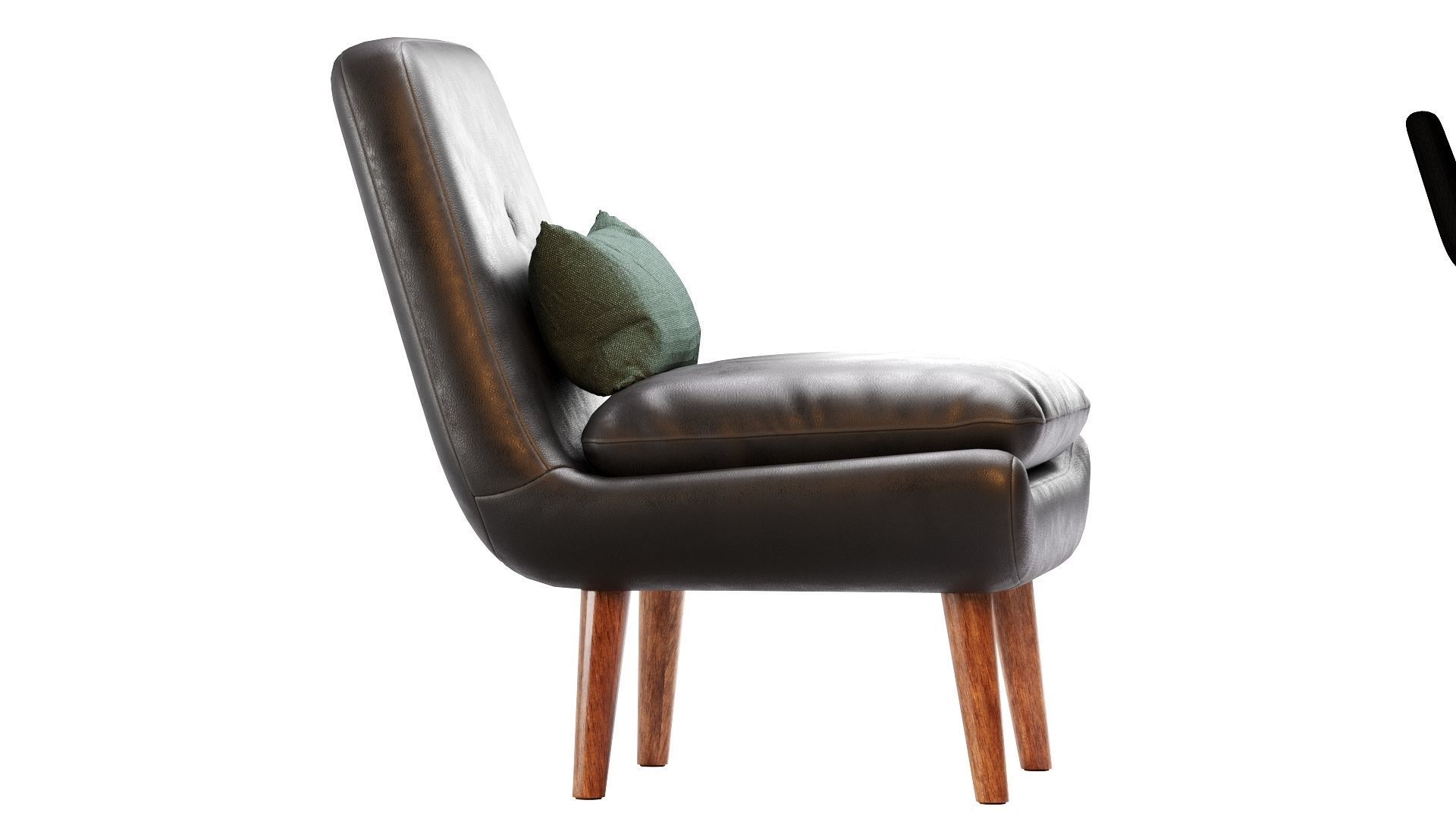 Low Poly Armchair Vince Low-poly 3D model_5