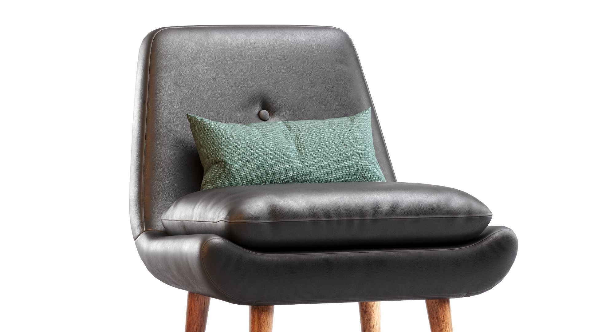 Low Poly Armchair Vince Low-poly 3D model_6