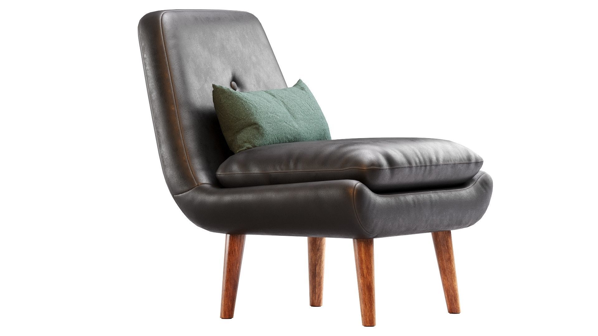 Low Poly Armchair Vince Low-poly 3D model_4