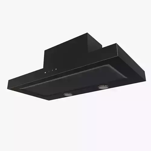 Hood Amica OMC6541BG Black 3D Model Low-poly 3D model