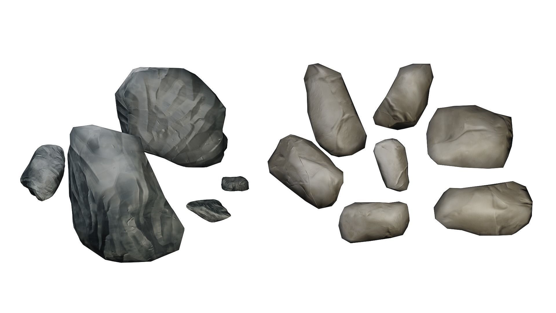 Stylized Top Down Game Pack Low-poly 3D model_15