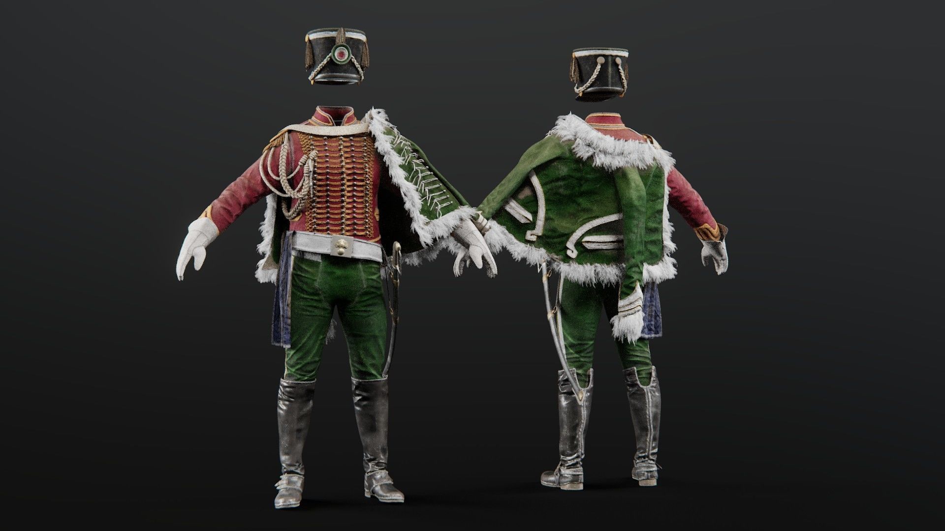 Napoleon Empire Bundle Pack 3D model_131