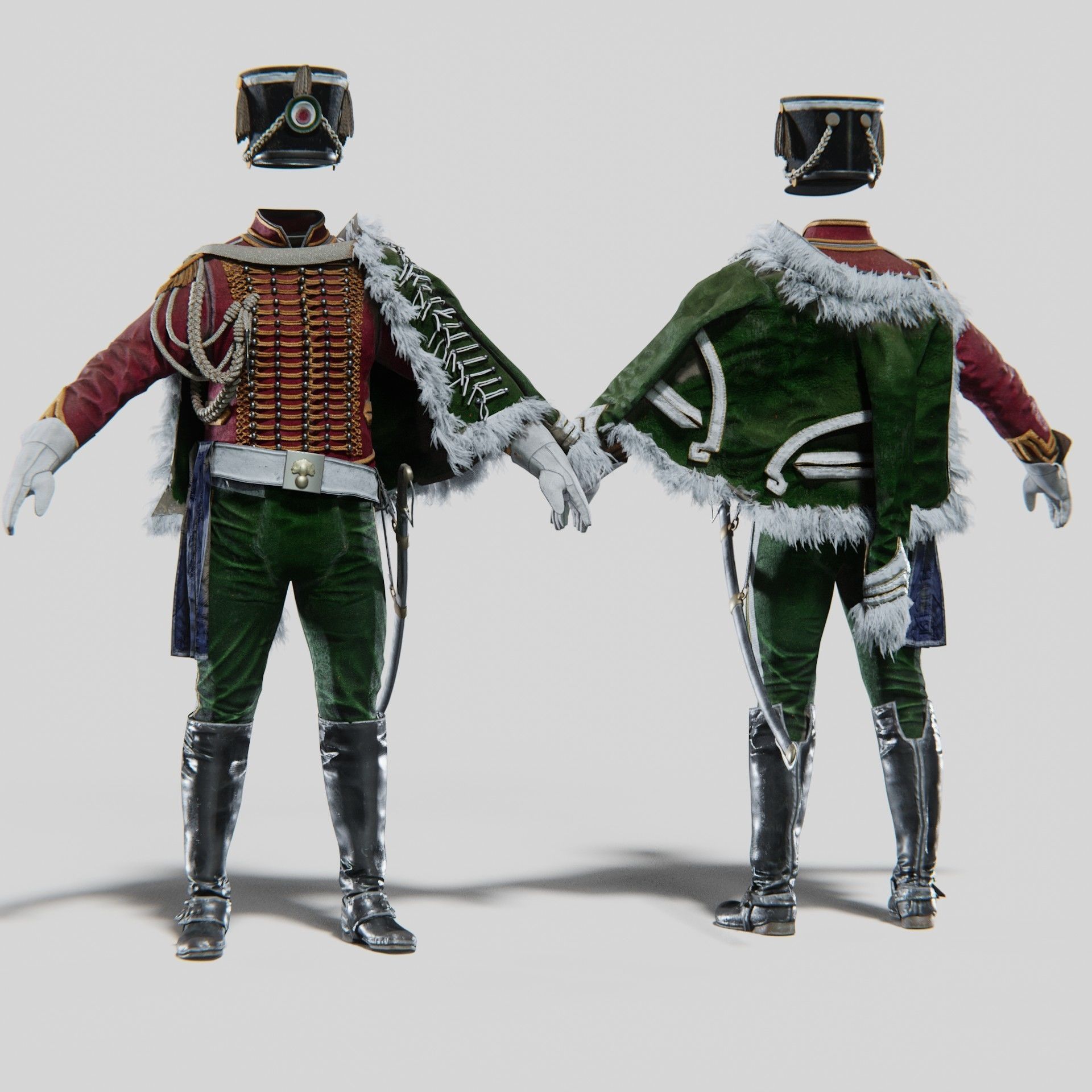 Napoleon Empire Bundle Pack 3D model_12