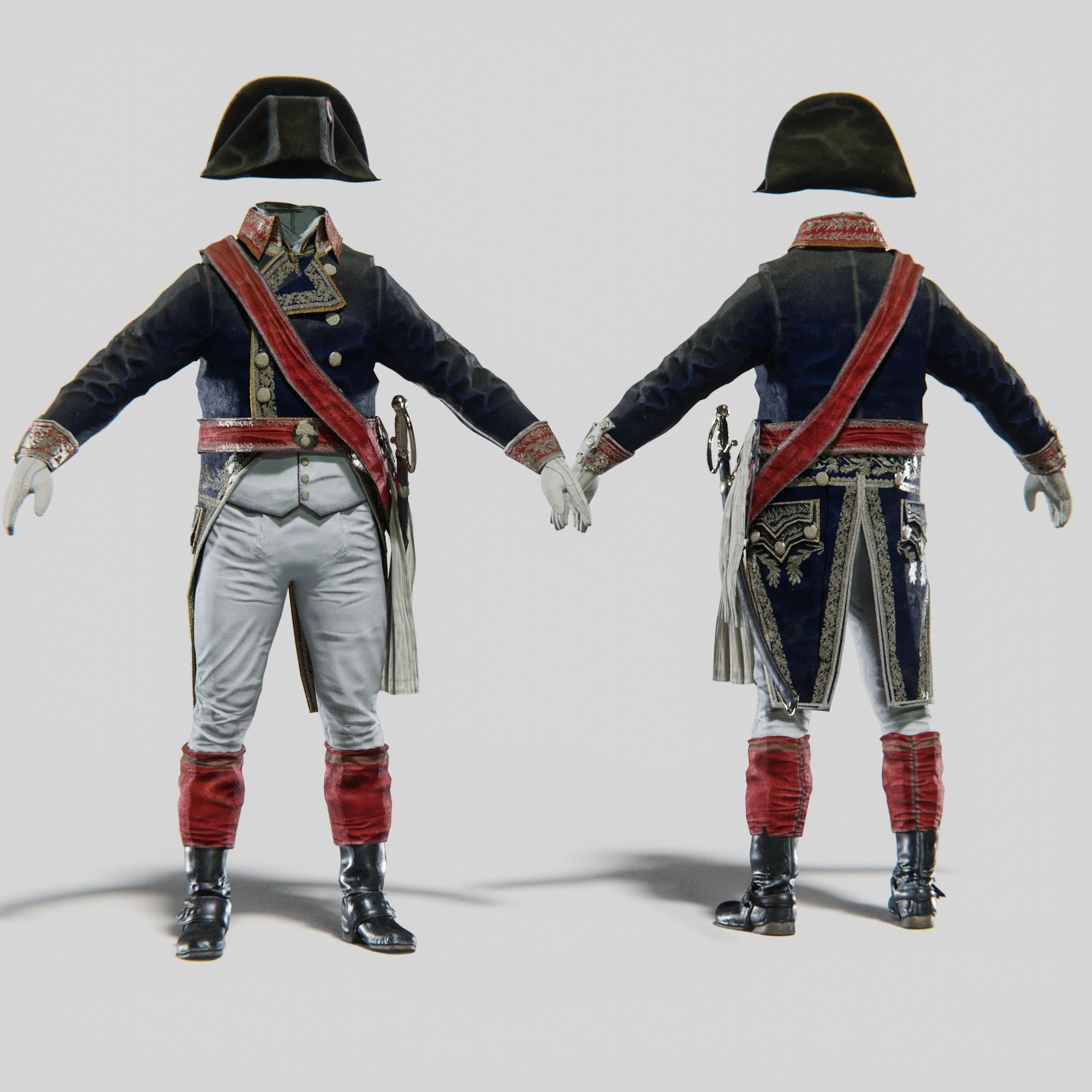 Napoleon Empire Bundle Pack 3D model_10