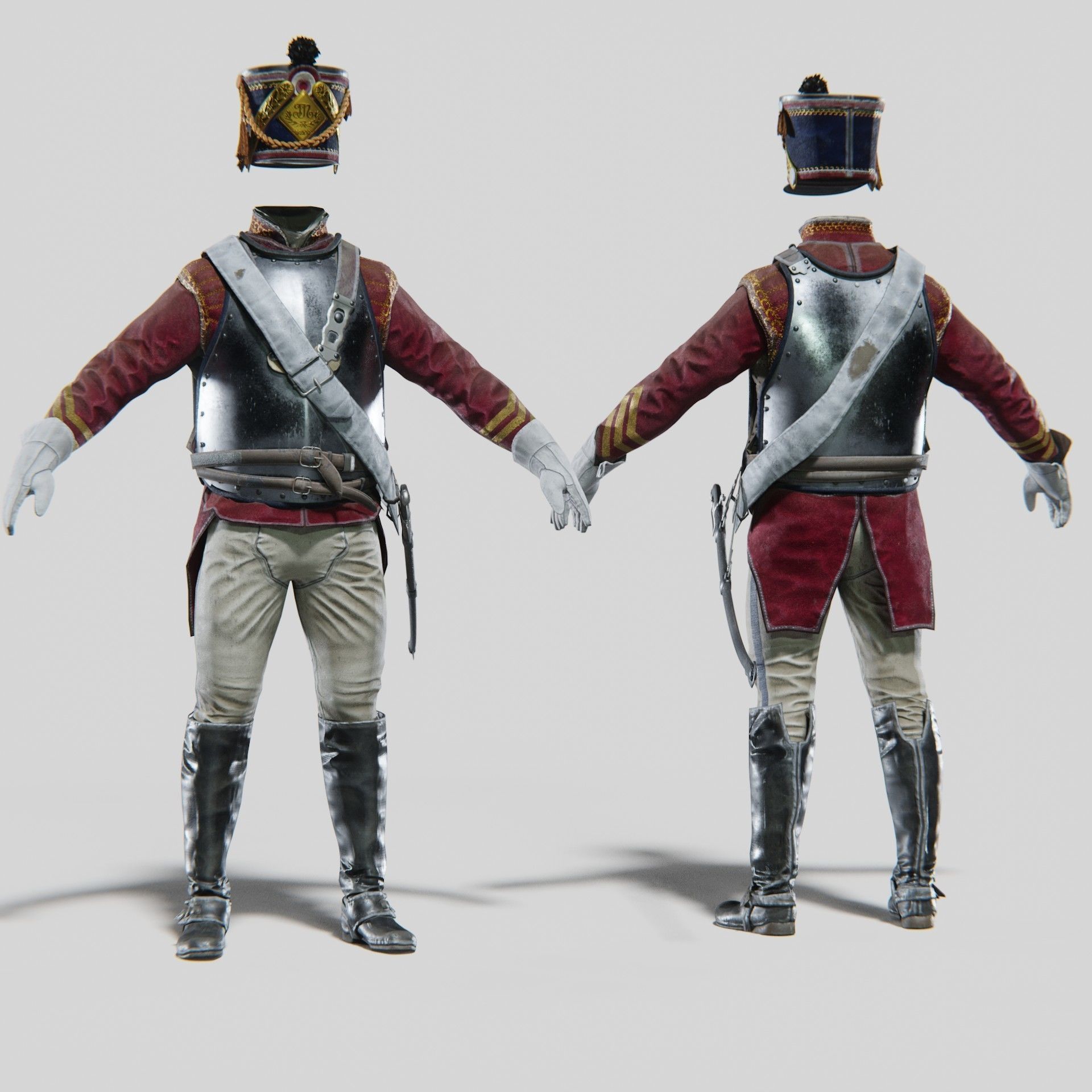 Napoleon Empire Bundle Pack 3D model_7