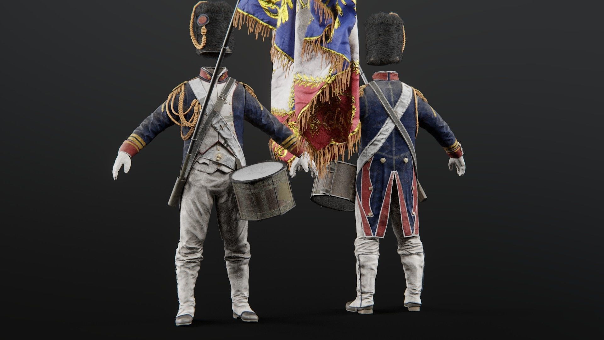 Napoleon Empire Bundle Pack 3D model_65