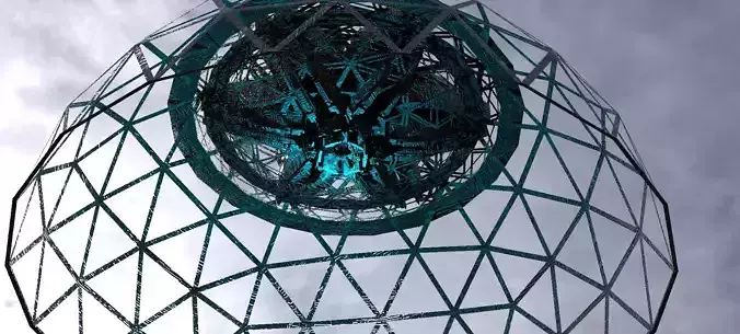 SciFi City Dome Array Base 3 