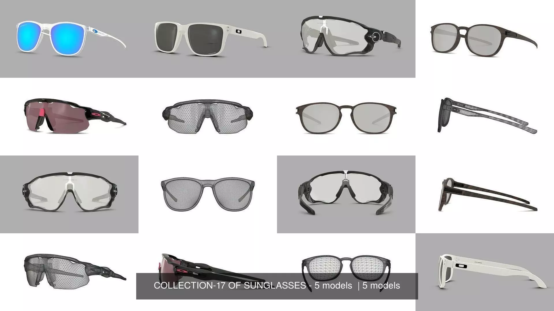 COLLECTION-17 OF SUNGLASSES - 5 models _0