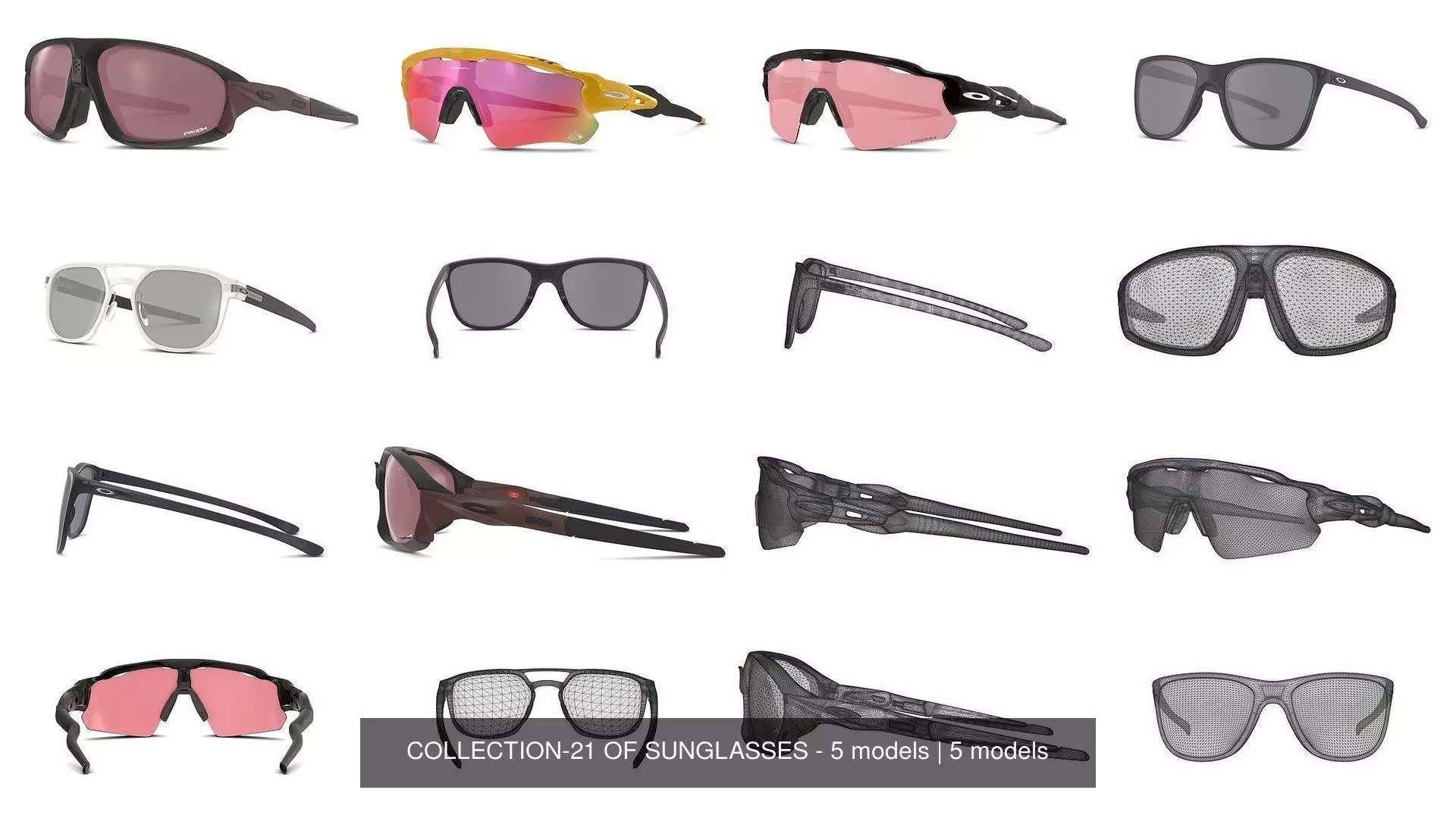COLLECTION-21 OF SUNGLASSES - 5 models _0