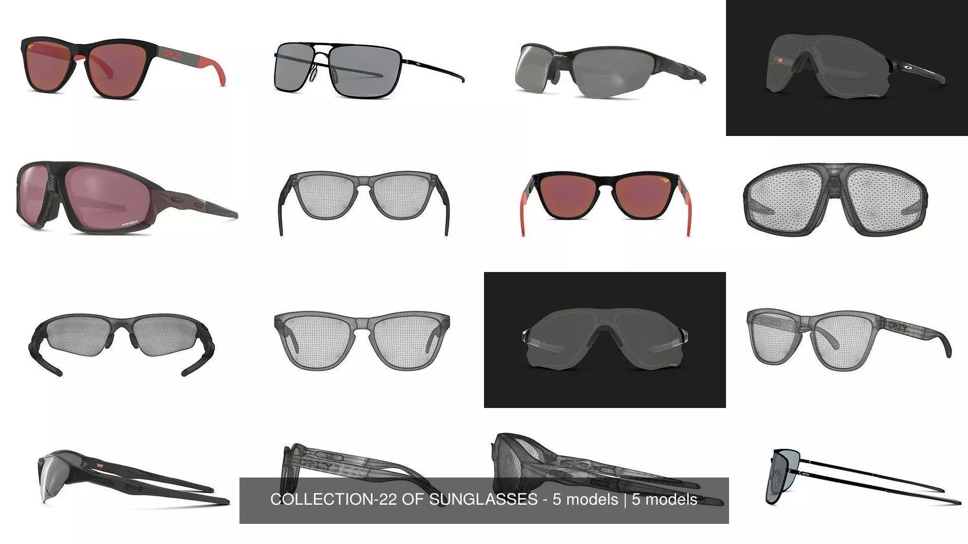 COLLECTION-22 OF SUNGLASSES - 5 models _0
