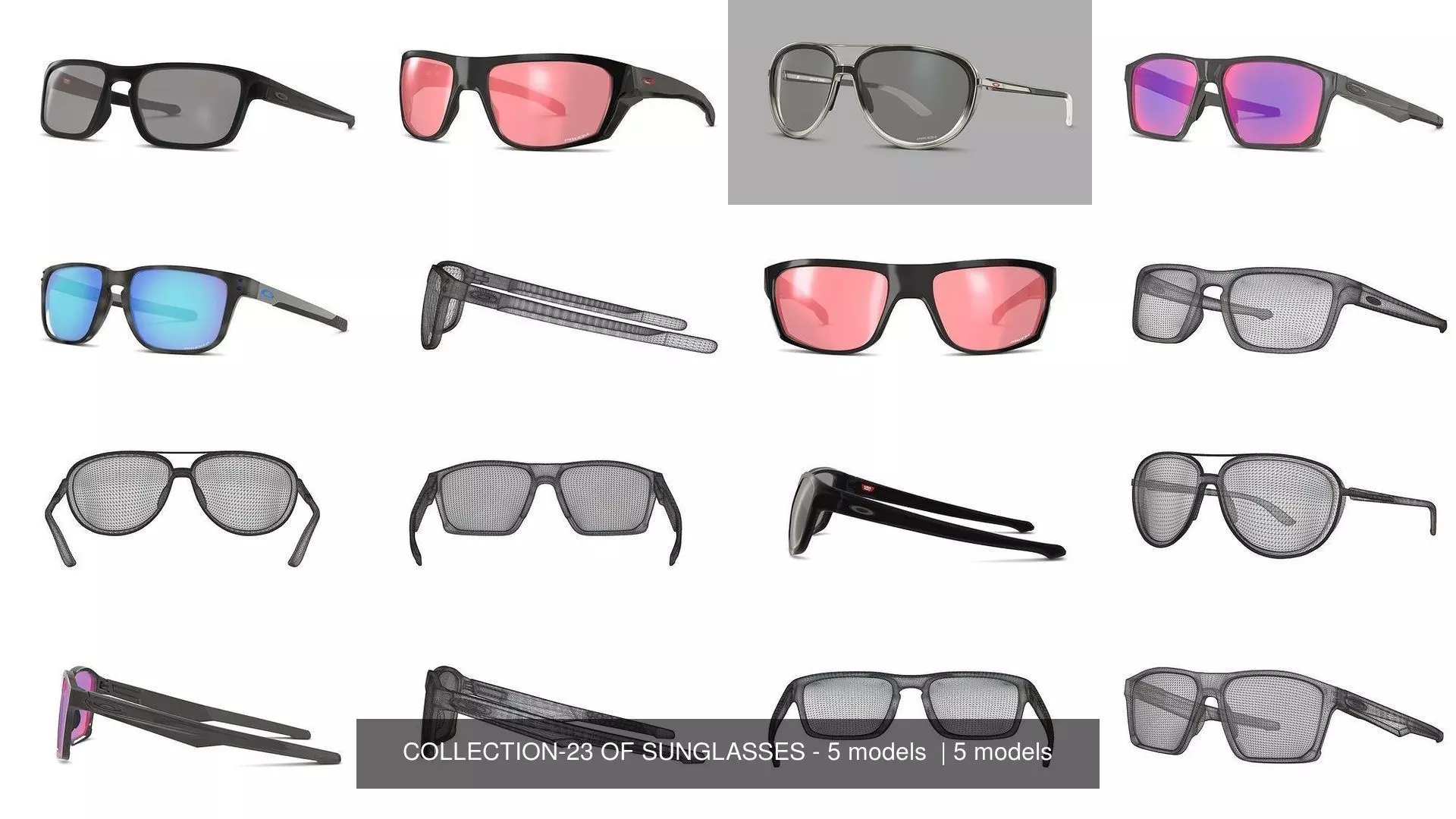 COLLECTION-23 OF SUNGLASSES - 5 models  _0