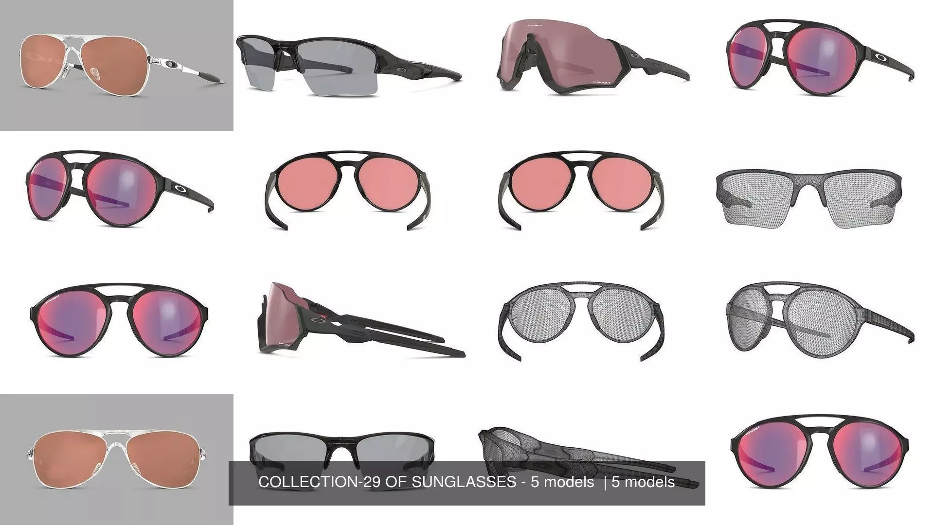 COLLECTION-29 OF SUNGLASSES - 5 models  _0
