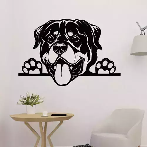 Rottweiler 2D Wall Decoration