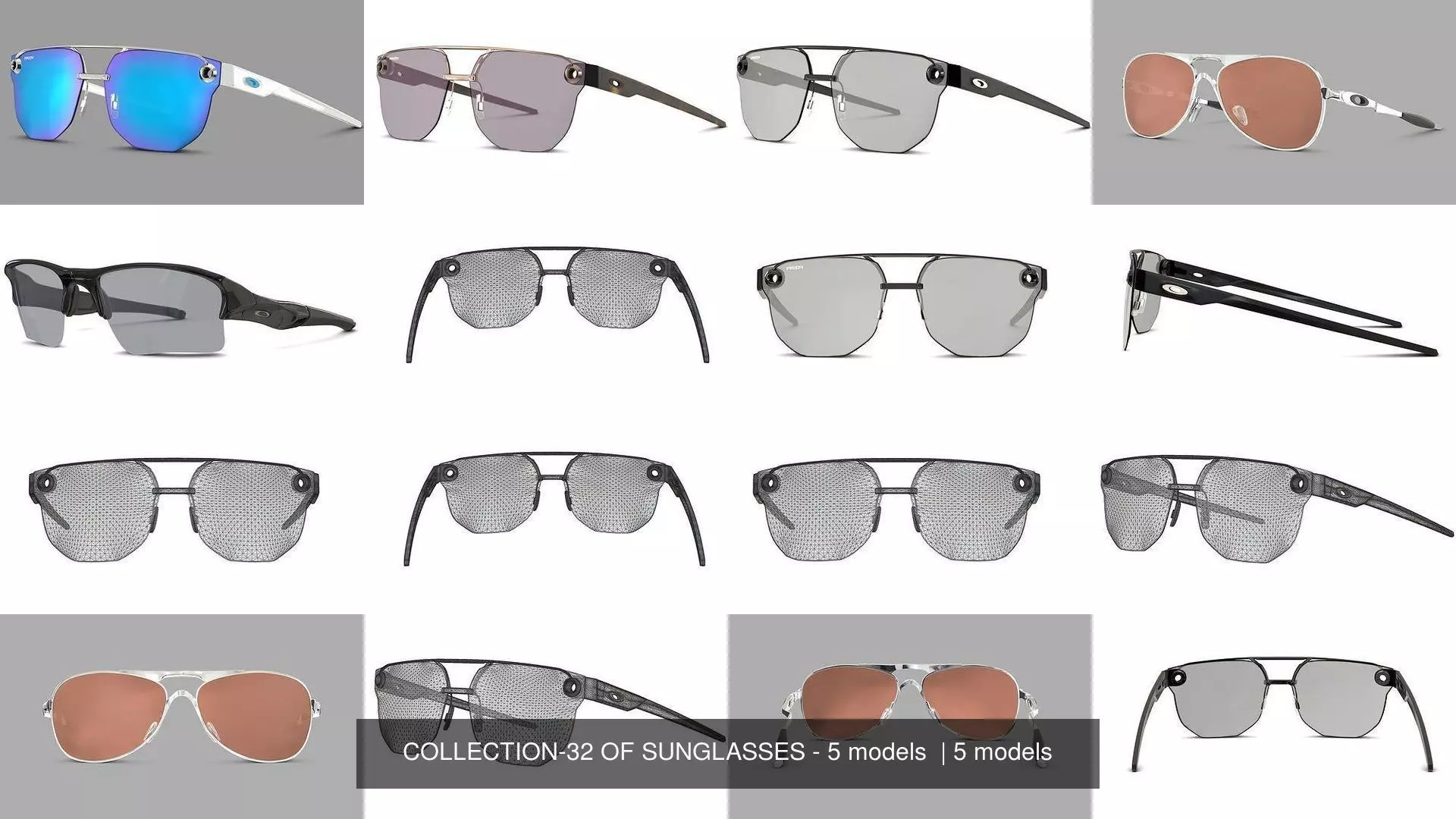 COLLECTION-32 OF SUNGLASSES - 5 models _0