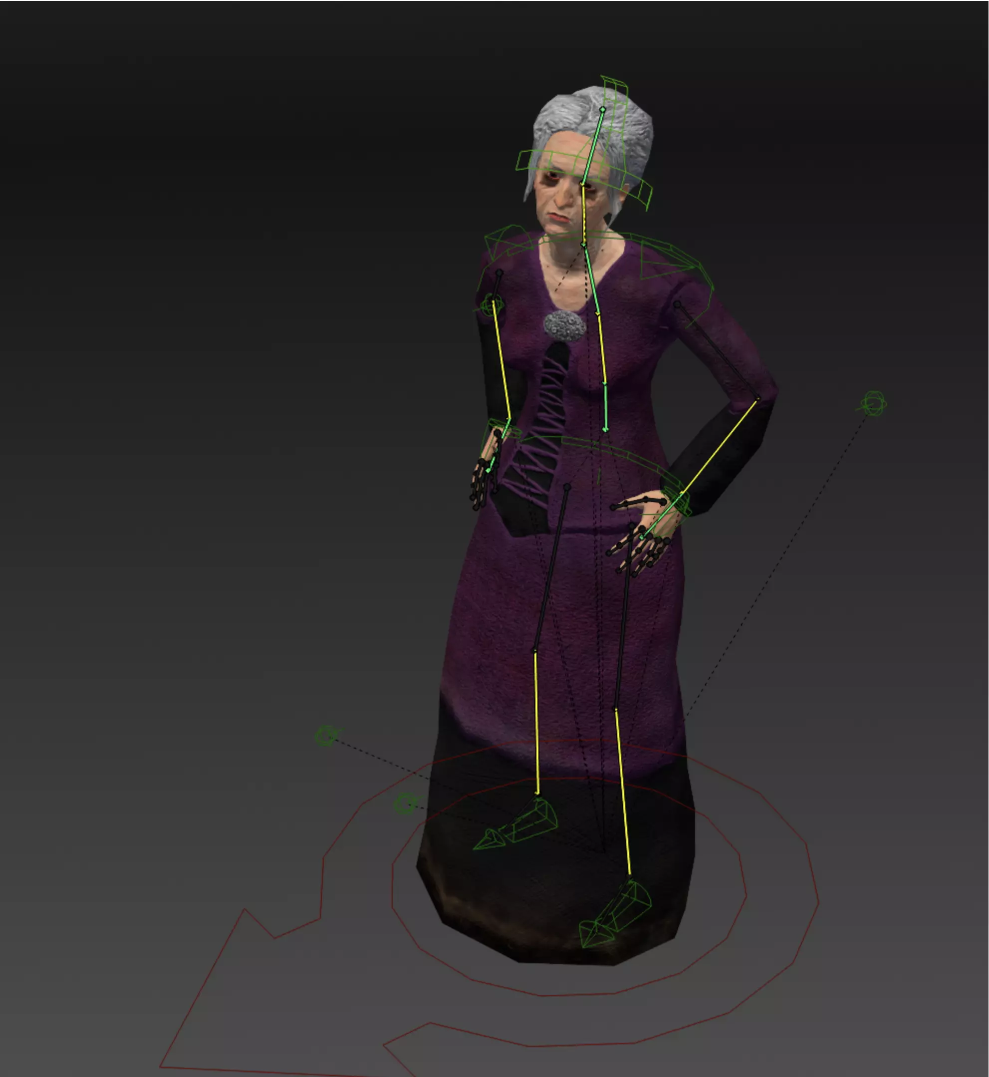 3D model The Old Lady In A Purple Dress RIGGED VR / AR / low-poly | CGTrader 3D model The Old Lady In A Purple Dress RIGGED VR / AR / low-poly | CGTrader