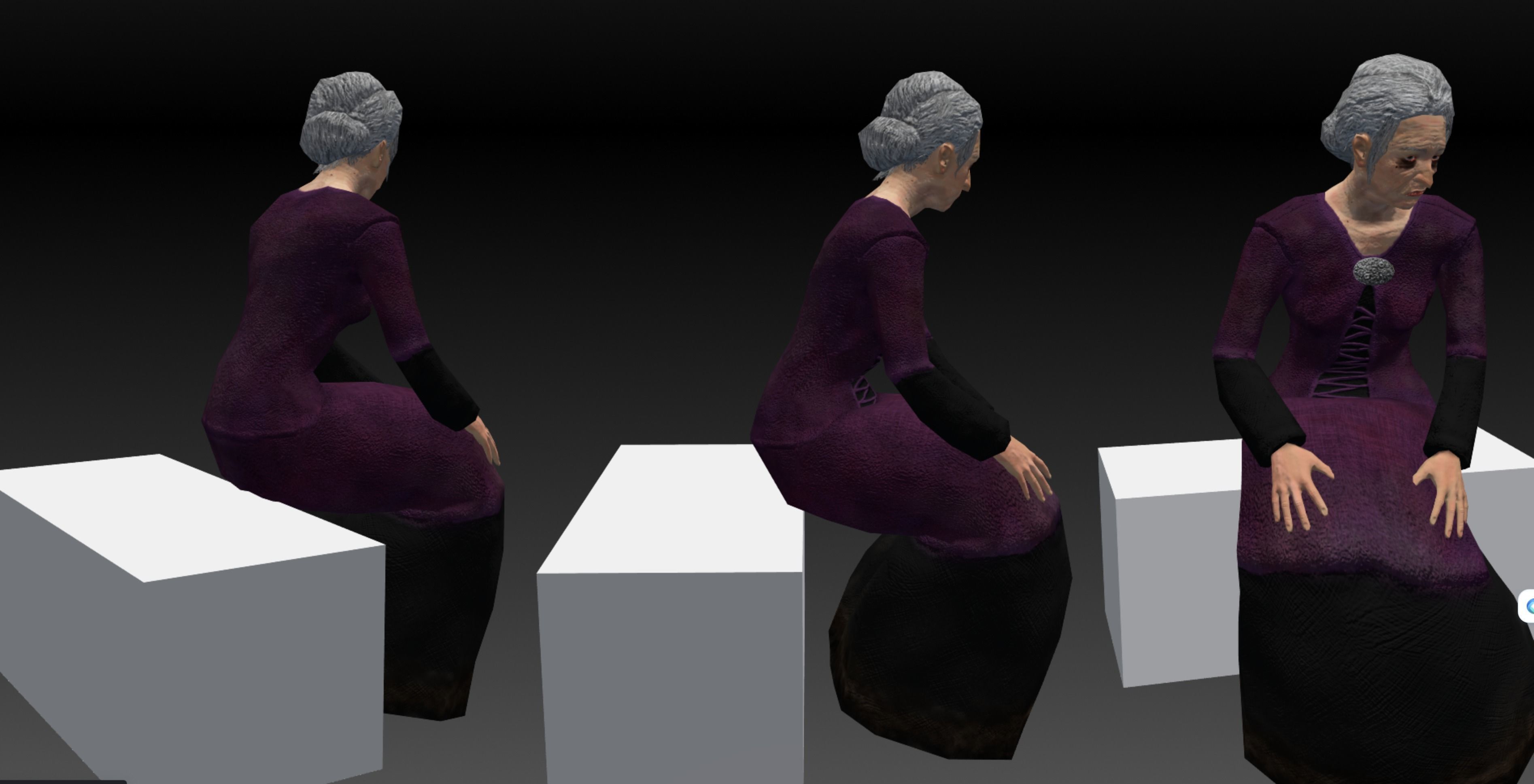 chinese dress ladies Little Old Lady Costume main image 1